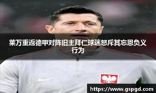 莱万重返德甲对阵旧主拜仁球迷怒斥其忘恩负义行为